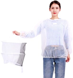 Wit Houden Imker Apparatuur Professionele Bijenteelt Beschermende Jas Pak Met Afneembare Capuchon Bee Keepers Levert