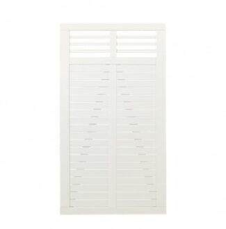 Wit Houten Tuindeur Decora 100 x 180 CM Black