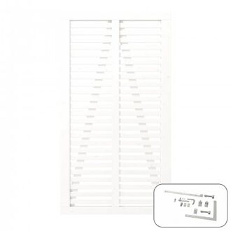 Wit Houten Tuindeur Harmoni 100 x 180 CM Black