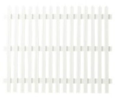 Wit Houten Tuinhek Skagen Lux 150 x 120 CM Black