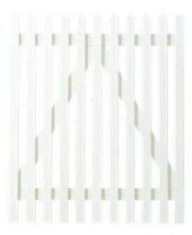 Wit Houten Tuinpoort Skagen Lux 100 x 120 CM Black