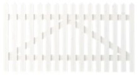 Wit Houten Tuinpoort Skagen Lux 150 x 80 CM Black