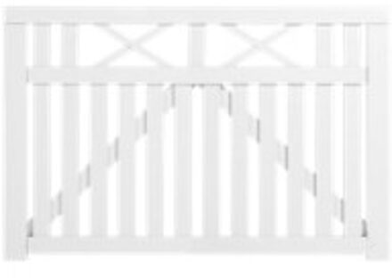 Wit Houten Tuinpoort Vinesse 150 x 98 CM Black