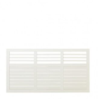 Wit Houten Tuinscherm Decora 180 x 95 CM Black