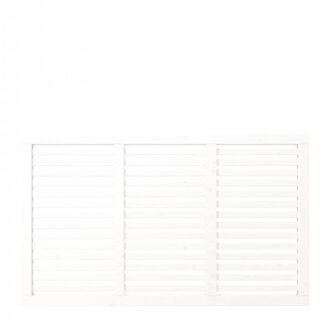 Wit Houten Tuinscherm Harmoni 180 x 107 CM Black