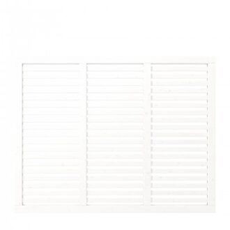 Wit Houten Tuinscherm Harmoni 180 x 140 CM Black