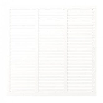 Wit Houten Tuinscherm Harmoni 180 x 180 CM Black