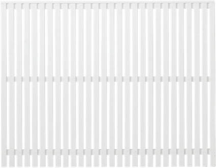 Wit Houten Tuinscherm Sendai 180 x 140 CM Black