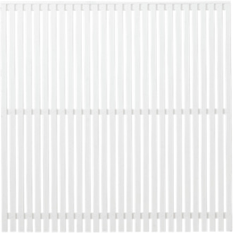 Wit Houten Tuinscherm Sendai 180 x 180 CM Black