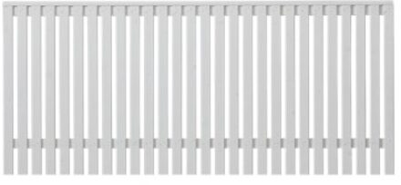 Wit Houten Tuinscherm Sendai 180 x 80 CM Black