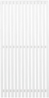 Wit Houten Tuinscherm Sendai 90 x 180 CM Black