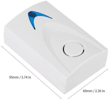 Wit Led Deurbel Draadloze Deurbel Batterij Aangedreven 32 Tune Liedjes 1 Afstandsbediening 1 Wireless Home Security Smart Deurbellen