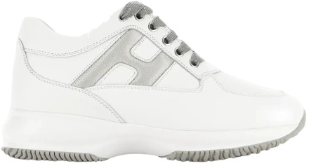 Wit Leren Interactive Sneakers Hogan , White , Dames - 39 Eu,35 Eu,36 1/2 Eu,35 1/2 Eu,37 1/2 EU