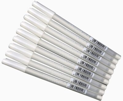 Wit Marker Pen Schetsen Schilderen Pennen Art Briefpapier Levert Wit Marker Pen E20