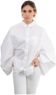 Wit Overhemd Klassieke Stijl 100% Katoen Roberto Collina , White , Dames - M