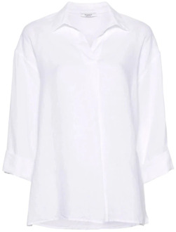 Wit Overhemd Peserico , White , Dames - Xl,L,M