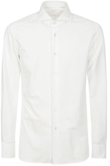 Wit Overhemd Regular Fit Kraag Manchetten Xacus , White , Heren - Xl,L,4Xl,3Xl,5Xl