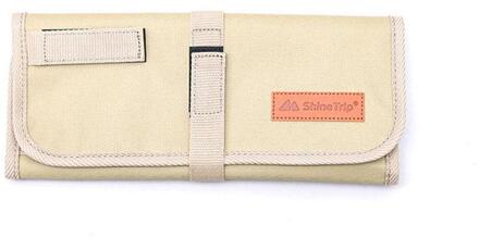 Wit Oxford Doek Camping Picknick Servies Opbergtas Camping Rack Maaltijd Packs Camping Opbergdoos Outdoor Camping Benodigdheden