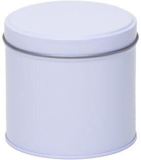 Wit rond opbergblik/bewaarblik 10 cm - Action products