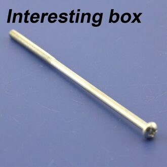 Wit Verzinkt Carbon Staal Lange Nagels Lange Schroeven Ijzeren Schroeven Grote Hoofd Schroeven Uitbreiding Bouten Muur Fasteners M4x100mm 10stk