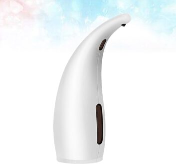 Wit Zeepdispenser Touchless Automatische Abs Zeepdispenser Motion Sensor Hand Gratis Zeepbakje Voor Keuken En Badkamer Zonder B