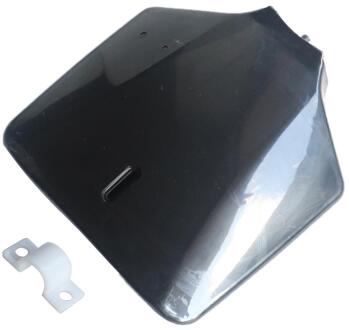 Wit Zwart Motorcycle Plastics Kentekenplaat Voor Kawasaki KLX110 KX65 110cc 125cc 150cc 250cc Dirt Pit Bike