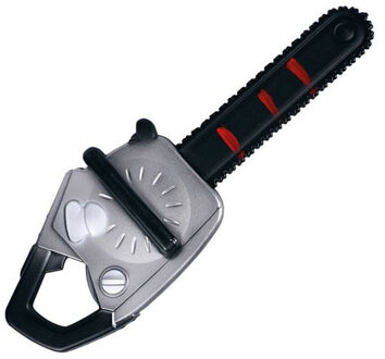 Witbaard Horror kunststof kettingzaag met bloed 45 cm - Bloederige wapens horror motorzaag