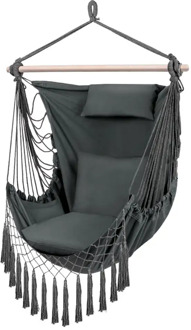 With Pillow Hanging Hammock Chair Swinging Seat Travel Camping Home Garden Adults Kids Indoor Outdoor Swing Chairs With Cushion