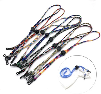 With Two Hooks Mask Hanging Rope Face Mask Lanyard Mask Holder Adjustable Traceless Ear Hanging Rope