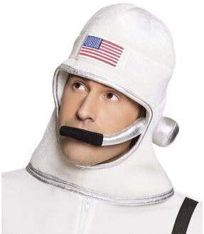 Witte astronauten helm voor volwassenen