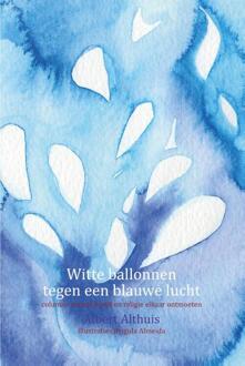 Witte ballonnen tegen een blauwe lucht - (ISBN:9789492421685)