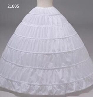 Witte Bruiloft Accessoires Baljurk Lagen Tulle Petticoat Crinoline Cancan Rok Taille Verstelbare 21005