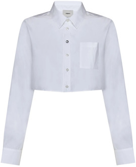 Witte Button-Up Overhemd Coperni , White , Dames - S,Xs
