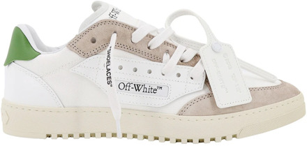 Witte Canvas Sneakers Off White , White , Heren - 41 Eu,39 Eu,45 EU