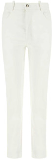 Witte denim lou jeans Ann Demeulemeester , White , Dames - W24,W25,W26