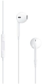 Witte Earpods 3,5 Mm Jack Audio Aansluiting