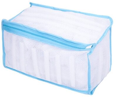 Witte Gewatteerde Wasserij Netto Waszak Voor Beschermen Trainers En Schoenen In De Wasmachine Schoenen Wassen En Drogen tas Blauw