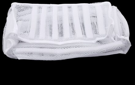 Witte Gewatteerde Wasserij Netto Waszak Voor Beschermen Trainers En Schoenen In De Wasmachine Schoenen Wassen En Drogen tas