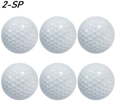 Witte Golf Drie Lagen Hoge Elastische Lange Afstand Game Bal 1 Set (6 Stuks) diameter 42.6-42.8Mm