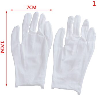 Witte Handschoenen Volledige Vinger Mannen Vrouwen Obers/Drivers/Sieraden/Werknemers Wanten Zweet Absorptie Handschoenen Handen protector 1