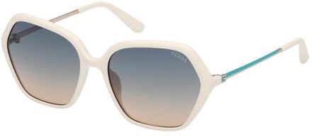 Witte Hars Zonnebril - One Size