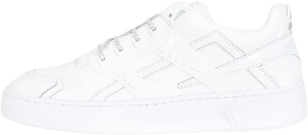 Witte Heren Sneakers met Uniek Design Hide&Jack , White , Heren - 41 Eu,44 Eu,42 Eu,40 Eu,43 Eu,45 EU
