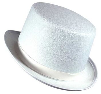 Witte hoed hoog model