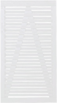 Witte Houten Tuindeur Osaka 100 x 180 CM Black