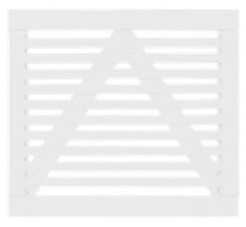 Witte Houten Tuinpoort Tokyo 100 x 90 CM Black