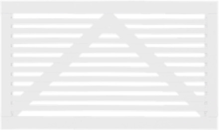 Witte Houten Tuinpoort Tokyo 150 x 90 CM Black