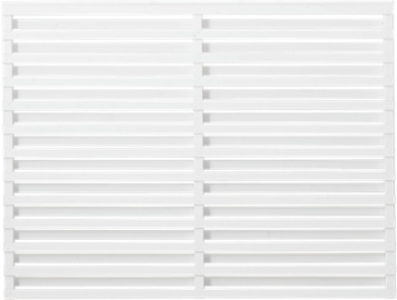 Witte Houten Tuinscherm Osaka 180 x 136 CM Black