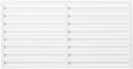 Witte Houten Tuinscherm Osaka 180 x 93 CM Black