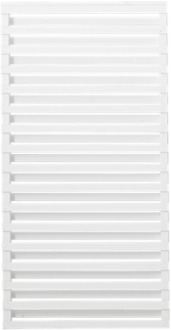 Witte Houten Tuinscherm Osaka 90 x 180 CM Black