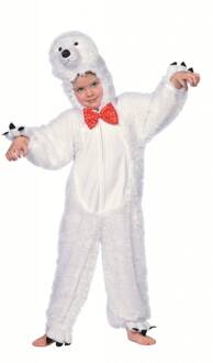 Witte ijsbeer kostuum kind Maat 92